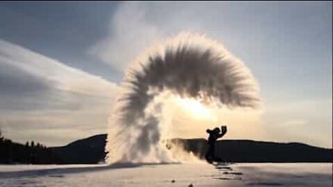 The Mpemba effect at sunset