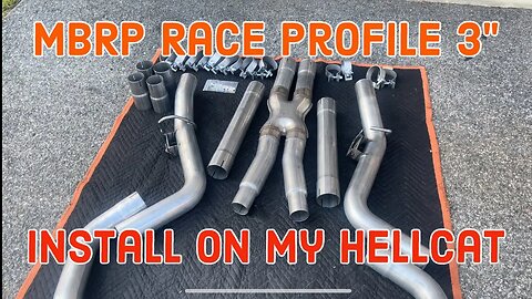 #MBRP race exhaust on my #Hellcat and first start