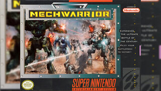 MechWarrior (SNES) - Limited Mech Warranty 5yrs or 100,000 Battles (E04)