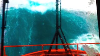 Ship in Storm | Multiple MONSTER WAVES Hit Recuse Vessel's Windows in the North Sea! [Until End]