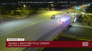 Deadly motorcycle crash shuts down popular Valley freeway