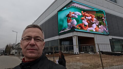 3D billboard w Mińsku