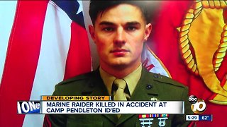 Marine Raider killed in accident at Camp Pendleton ID'd