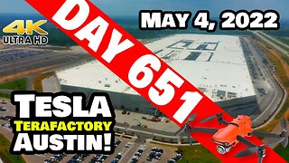 SUPER BUSY DAY AT GIGA TEXAS! - Tesla Gigafactory Austin 4K Day 651 - 5/4/22 - Tesla Terafactory TX