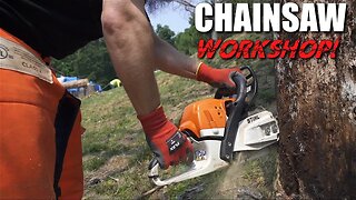 Chainsaw workshop part 2 #chainsaw #chainsawhack #chainsawstihl @Stihl @lowes @HomeDepot ​