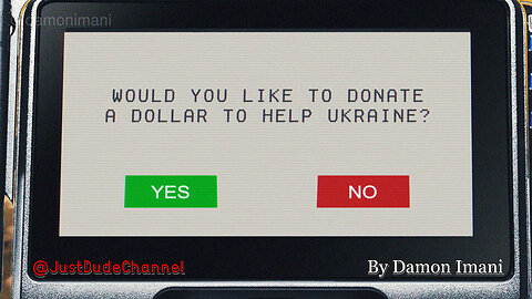 Would You Like to Donate A Dollar to Help Ukraine? | Damon Imani
