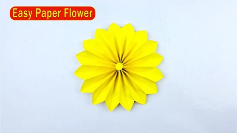 How to Make Easy Origami Paper Flower - Easy Paper Crafts