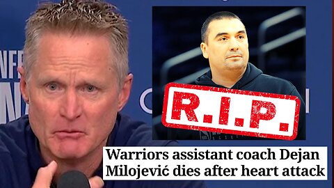 Warriors Coach DIES SUDDENLY After Heart Attack | Assistant Coach Dejan Milojevic Dead At 46