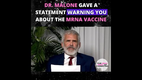 Dr. Robert Malone’s Warning to all Families Regarding the Vaccine