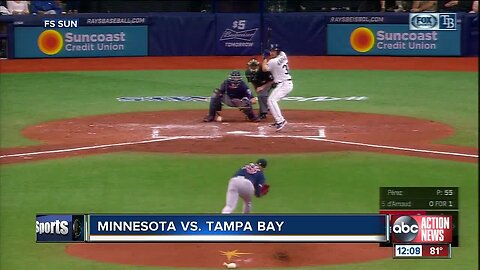 Austin Meadows drives in 4 runs as the streaking Tampa Bay Rays pound the Minnesota Twins 14-3