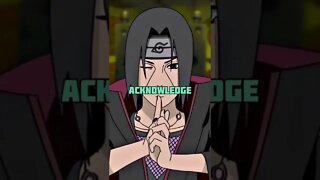 Itachi Words #shorts #anime #itachi #uchihaitachi