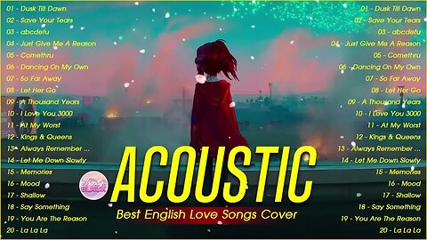 Top English Acoustic Love Songs Cover Playlist 2023 ❤️ Soft Acoustic Cover Of Popular Love Songs