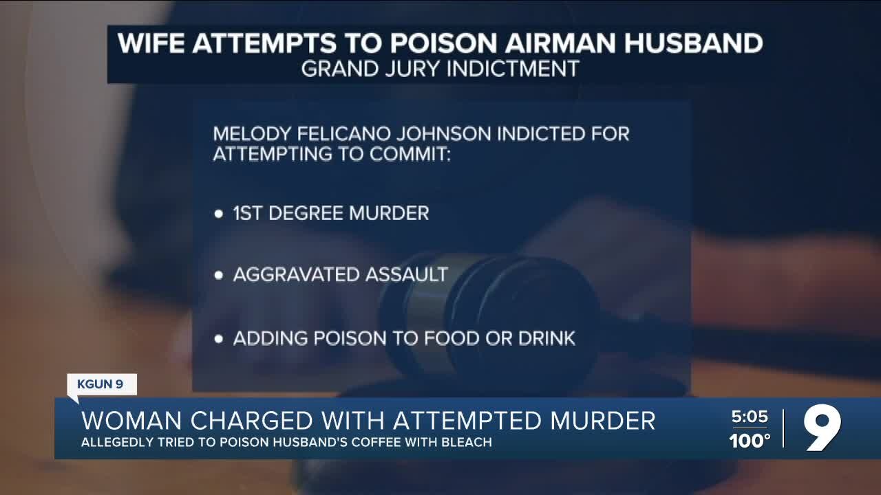 Wife Of Dm Airman Accused Of Pouring Bleach Into Husbands Coffee