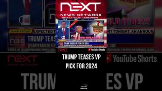 Trump Teases VP Pick For 2024 #shorts