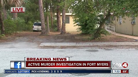 FMPD canvassing neighborhood near Franklin St. after deadly shooting