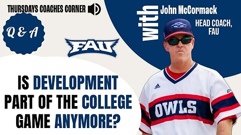 John McCormack - Is development part of the college game anymore?