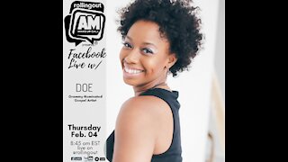 Gospel Singer Doe discusses new music on The AM Wake-Up Call