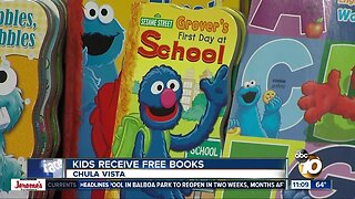 Children receive free books