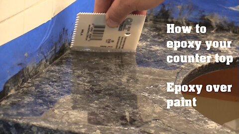 How to epoxy your counter top