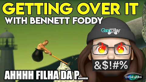 GAMEPLAY BEM "CALMA" do Getting Over It with Bennett Foddy - STEAM - Cirurgião Vídeos