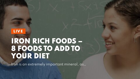 Iron Rich Foods – 8 Foods to Add to Your Diet