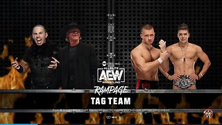 AEW Rampage Garcia/Guevara v Hardy/Jarrett in Blind Eliminator tournament Round 1 match