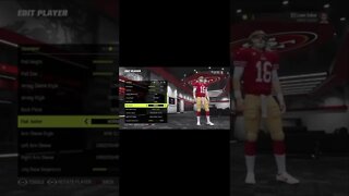 How To Create Joe Montana Franchise Roster Madden 23 #shorts