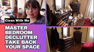 START HERE Declutter & Organizing The MASTER BEDROOM & Overcoming Procrastination #organizewithme