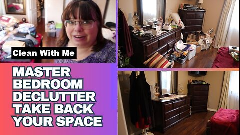 START HERE Declutter & Organizing The MASTER BEDROOM & Overcoming Procrastination #organizewithme