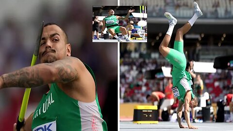Portuguese Athlete Leandro Ramos Produced a 'Flipping Crazy Javelin Throw at Athletics Championships