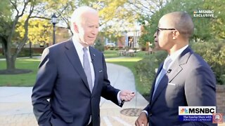 President Joe Biden claims he could drop dead tomorrow MSNBC interview