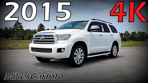 2015 Toyota Sequoia Limited Ultimate In-Depth Look in 4K