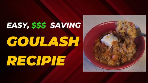 How to make Goulash (easy and quick)