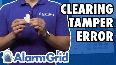 How to clear a Tamper on a wire:wireless system