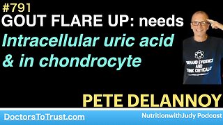 PETE DELANNOY 2 | GOUT FLARE UP: needs Intracellular uric acid & in chondrocyte