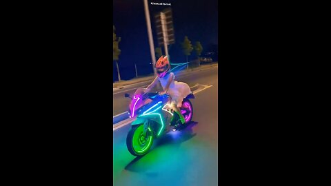 Luminous motorcycle