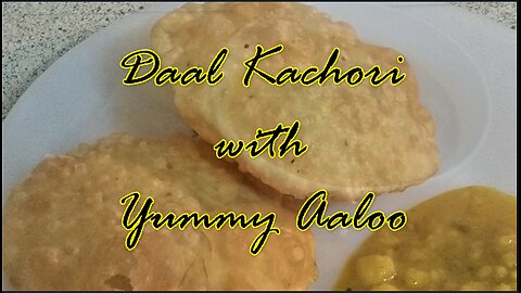 Daal Kachori with yummy Aaloo