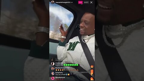 BOOSIE BADAZZ IG LIVE: Boosie On The Road Driving And Vibin (23-01-23)