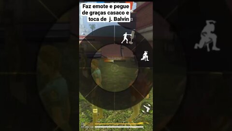 Casaco de J. Balvin de graça en Free Fire Con las nueva actualisacion