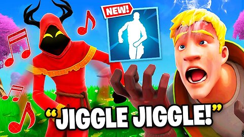 Trolling With NEW "Jiggle Jiggle" TikTok Emote.. (Fortnite)