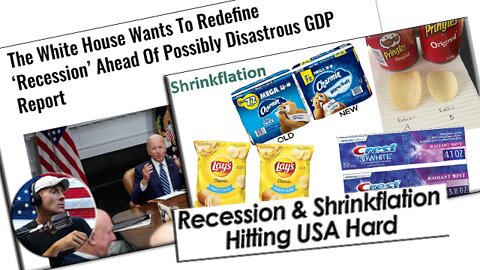 Recession and Shrinkflation Hitting the USA Hard