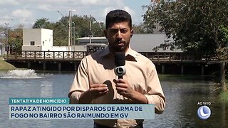 Tentativa de homicídio: Rapaz atingido por disparos de arma de fogo no Bairro São Raimundo em GV.