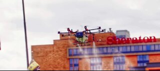 Company says drone can sanitize stadiums