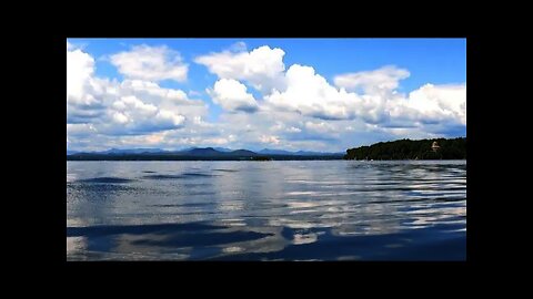 Relaxing Music - Tour of Lake Champlain - Water Sounds