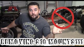 PART 6 - 1952 Chevy 3100 - Removing the S10 Frame Mounts!
