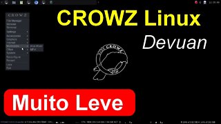 CROWZ Linux Distribuição baseada no Devuan GNU+Linux 4.0 Chimaera (systemd-free)