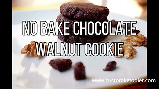 No Bake Chocolate Walnut Cookie