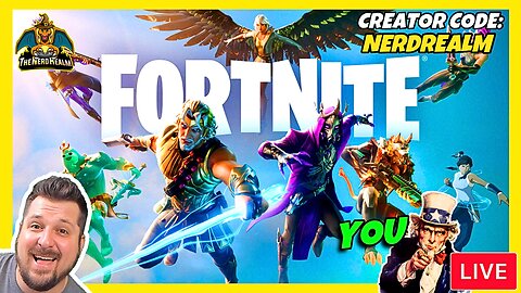 Fortnite Myths & Mortals w/ YOU! Creator Code: NERDREALM Let's Squad Up & Get Some Wins! 3/20/24