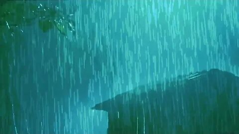 Massive Rain - fall asleep with relaxing , calm and heavy rain sound