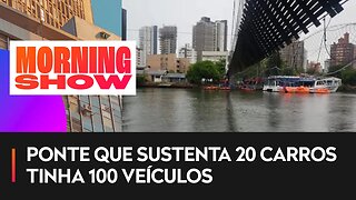 Temporais resultam em queda de ponte e feridos no Rio Grande do Sul